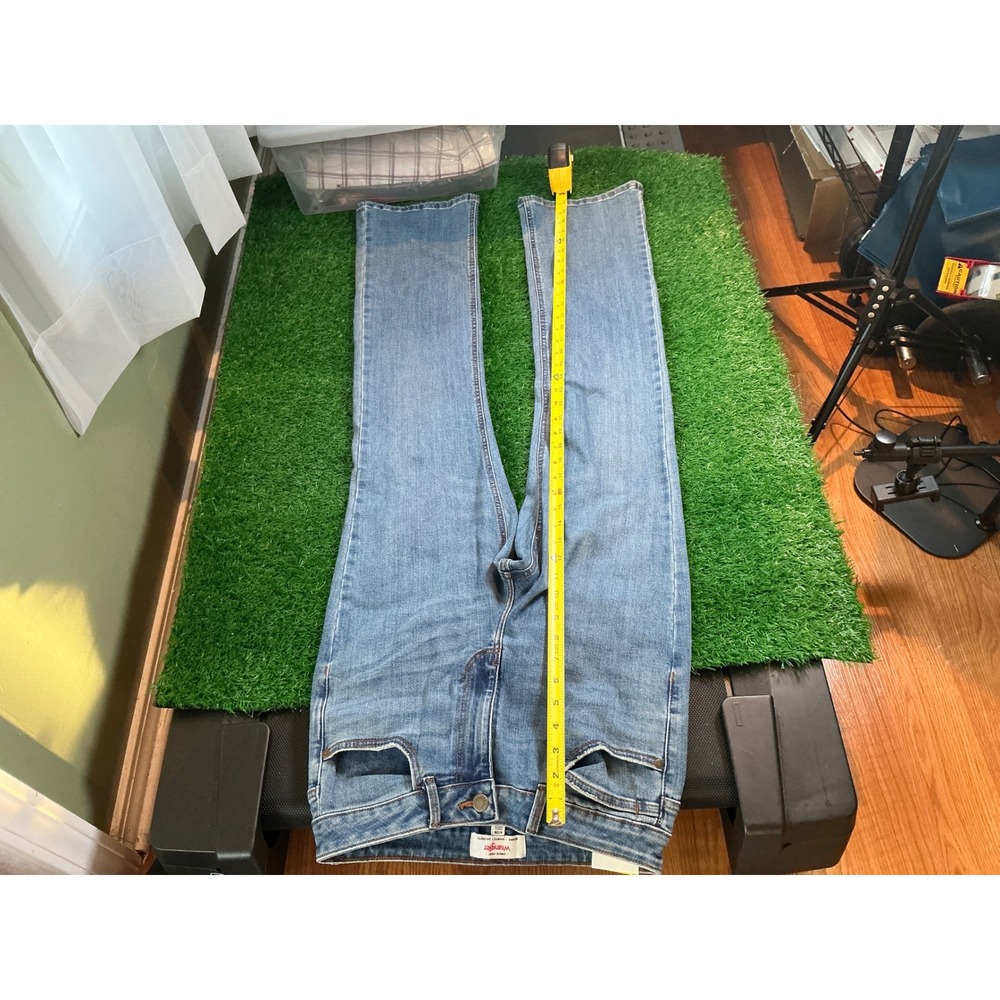 Wrangler Womens High Rise Bootcut Jeans Blue Stretch Denim Size 6/28 NWT - Picture 2 of 4